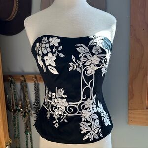 White House Black Market Corset Top